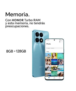 Smartphone Honor X8A de 6,7" - 6GB - 128GB TITANIUM SILVER