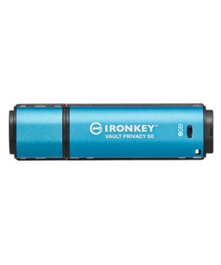 Memoria Usb Kingston de 8GB IRONKEY VP 50 AES-256 ENCRP - USB 3.2