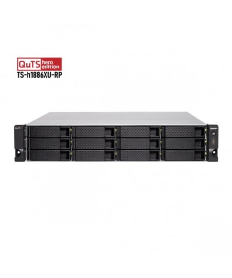 NAS QNAP TS-H1887XU-RP-E2336-32G de 18 Bahías (SSD x6) - Intel Xeon E-2336 de 2,9 GHz - 32 GB de memoria DDR4