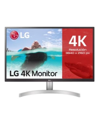 Monitor LG 27UL550P-W de 27"/IPS/Vesa 100/Regulable/Pivotante/2HDMI-1DP