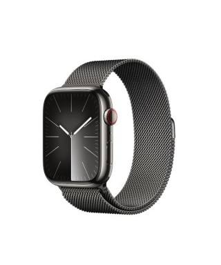 Smartwatch Apple Series 9 GPS CELL 41 acero de 1,9" - 18h - Graphite correa milanese