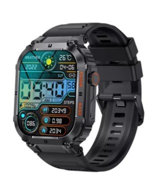 Smartwatch Denver SWC-191B de 1,96" - Touchscreen - 7h - NEGRO CON FUNCION DE LLAMADA