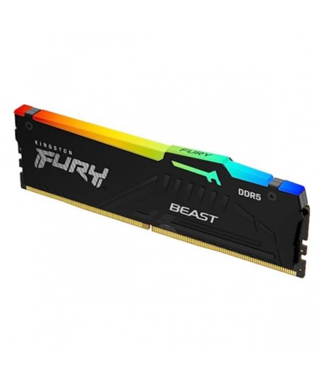 Memoria Kingston FURY Beast RGB XMP - 16GB - DDR5 - 6000MHz - DIMM