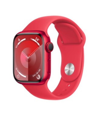 Smartwatch Apple Series 9 GPS Cellular 41mm de 1,6" - 18h - RED ALUMINIUM CASE WITH SPORT BAND - S/M