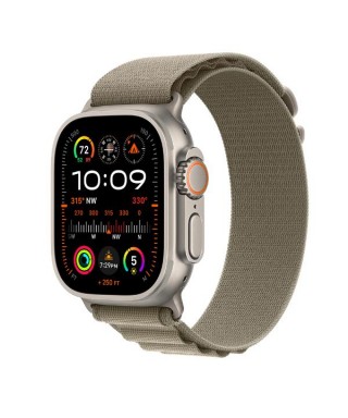 Smartwatch Apple Ultra 2 GPS Cellular 49mm de 1,92" - 36h - Titanio con correa Loop Alpine verde oliva - Talla S