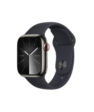 Smartwatch Apple Series 9 GPS Cellular 45MM de 1,8" - 18h - acero Graphite correa medianoche - M/L