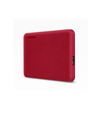 Disco duro Toshiba CANVIO ADVANCE 4TB - USB 3.2 Gen 1 - 2,50" - Rojo