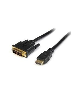Cable StarTech HDDVIMM2M de 2 m - HDMI a DVI-D (SL) 18+1 Pin