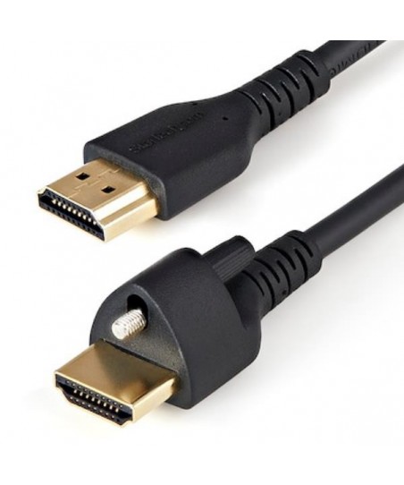 Cable StarTech HDMM1MLS de 1 m - HDMI a HDMI con Tornillos de Fijación