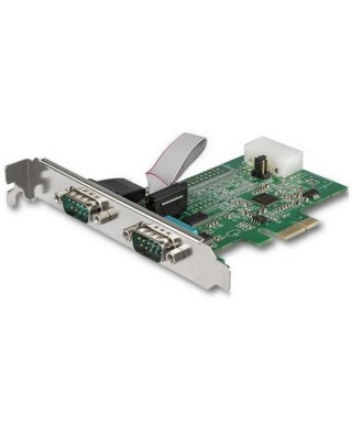 Tarjeta PCIe StarTech PEX2S953LP Serie de 2 Puertos RS232