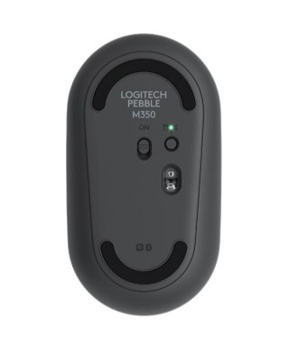 Ratón inalámbrico Logitech Pebble M350 (910-005718) GRAFITO - Bluetooth + Wireless