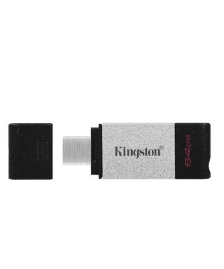 Memoria Usb Kingston DT80/64GB de 64GB - USBC 3.2 GEN1 DATATRAVELER 80