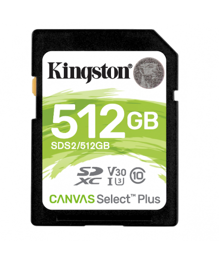 Tarjeta De Memoria SD Kingston SDS2/512GB de 512GB