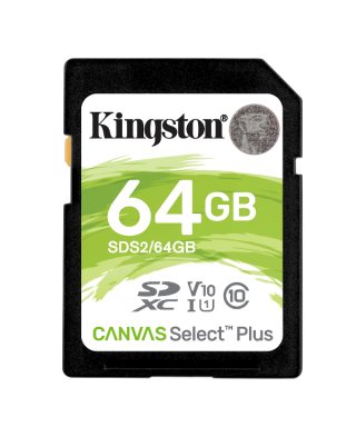 Tarjeta De Memoria Kingston SDS2/64GB - Secure Digital - 64GB