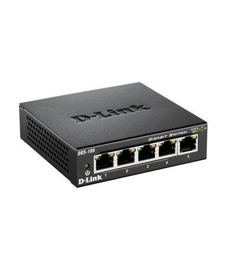 Switch D-Link DGS-105 - 5 puertos - Gigabit
