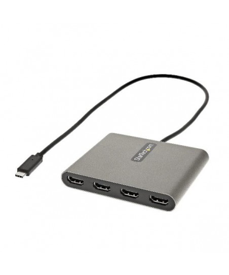 Adaptador StarTech USBC2HD4 de USB-C a 4 Puertos HDMI